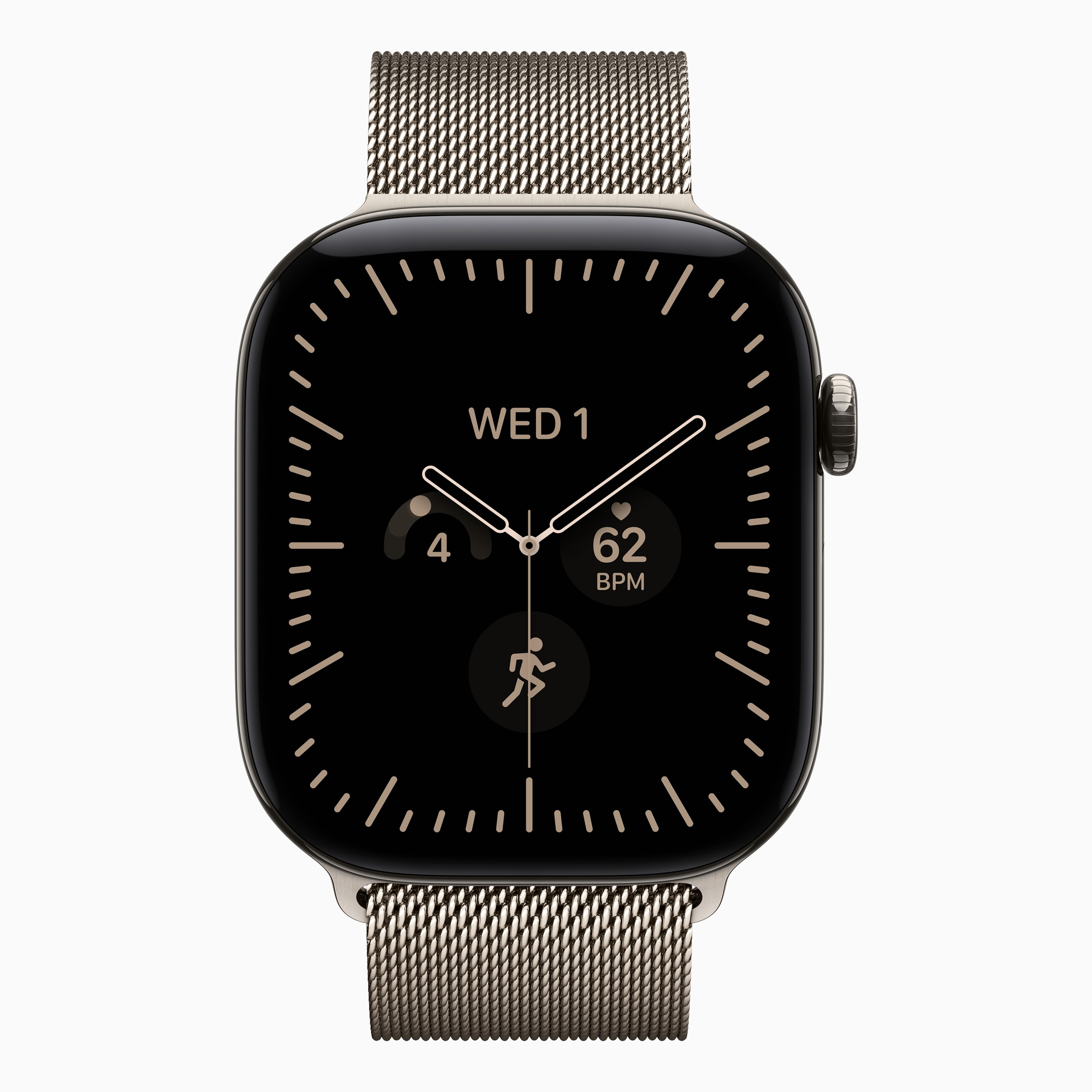 Смарт-часы Apple Watch Series 12 (2026) 46 мм, корпус титан (Titanium), цвет: натуральный (Natural)