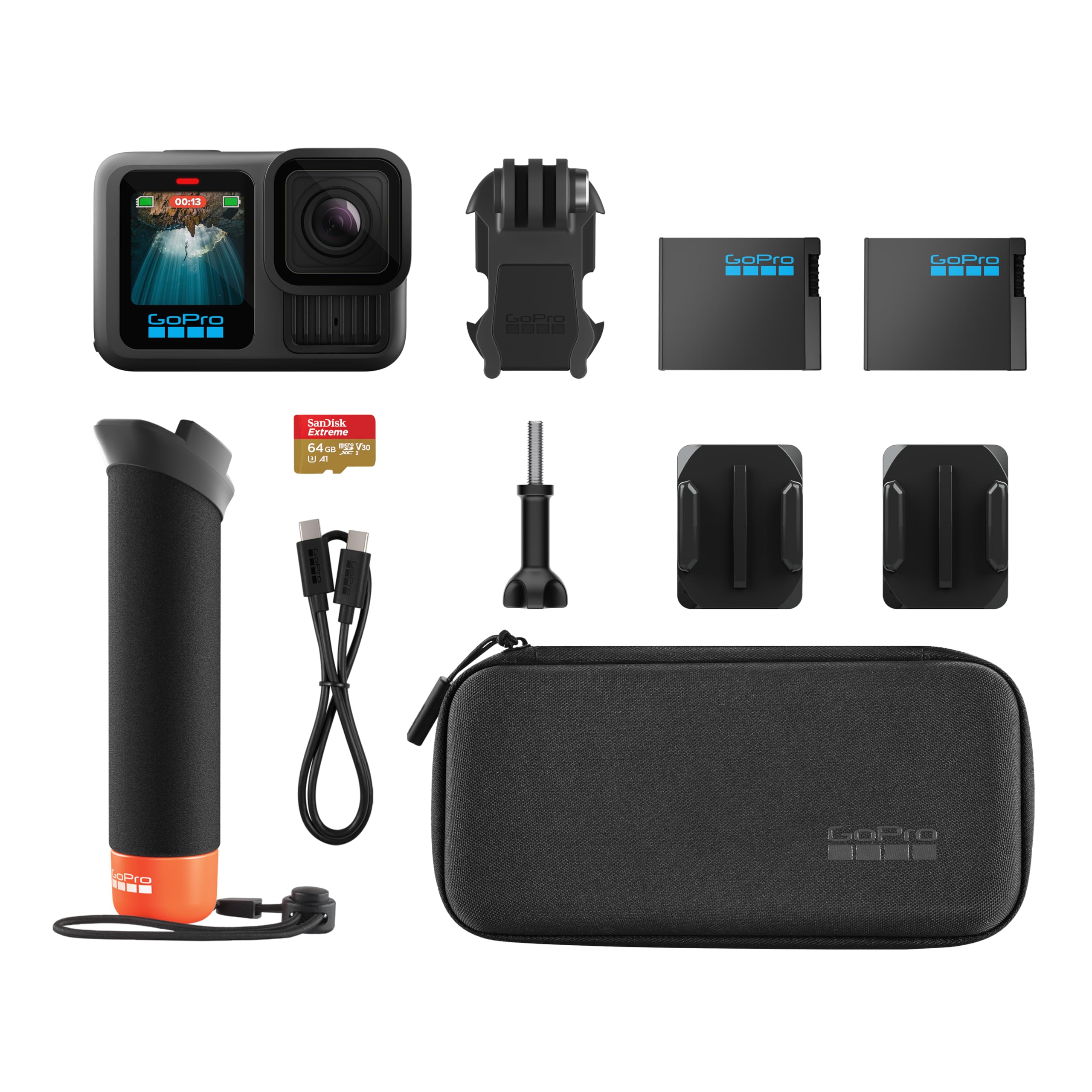 Экшн-камера GoPro HERO13 Black Accessory Bundle