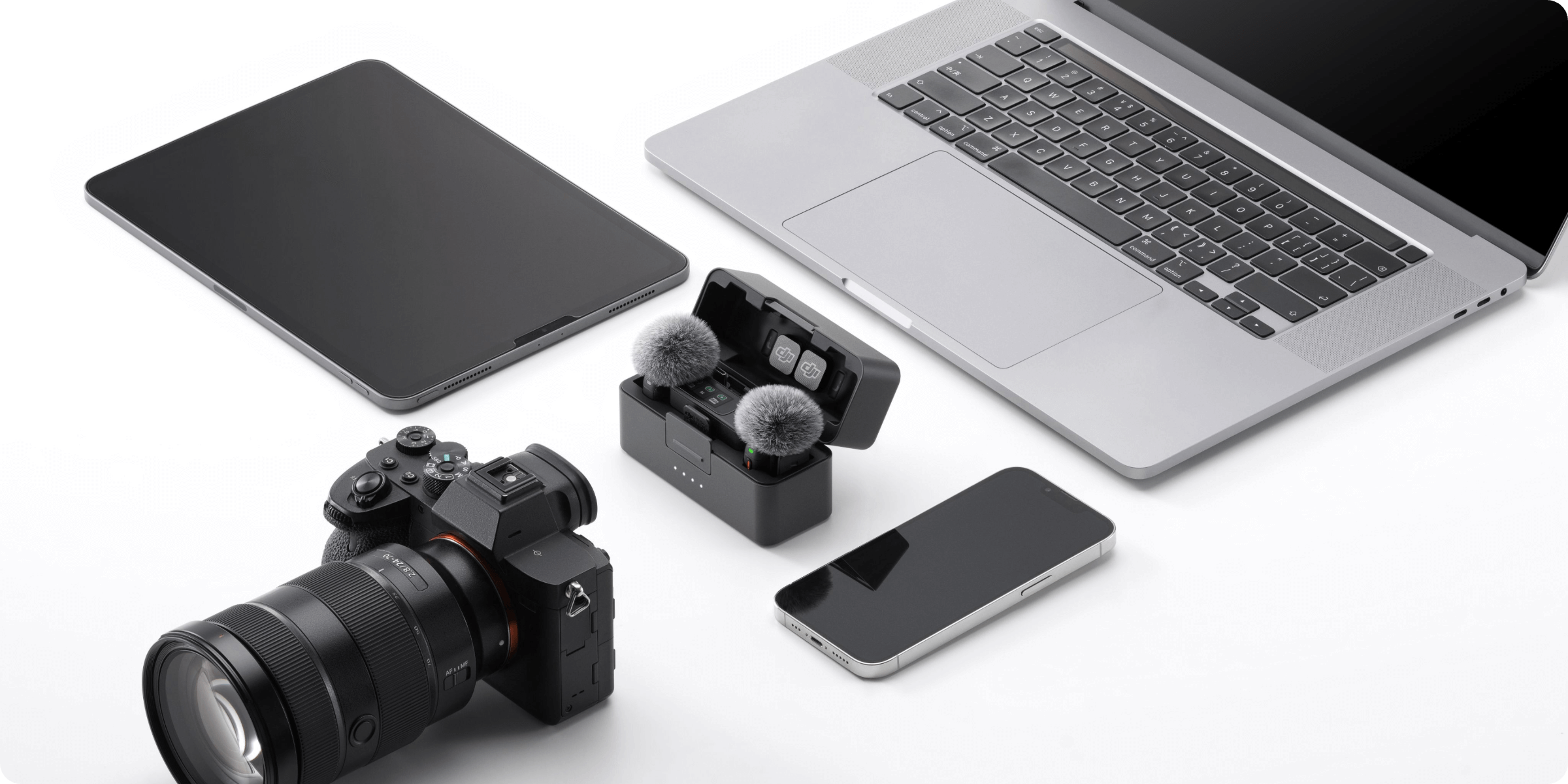 Петличный микрофон DJI Mic 3 (2 TX + 1 RX + Зарядной кейс)
