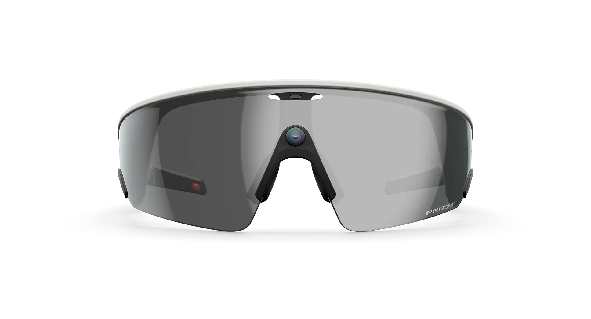 Умные очки Oakley Meta Vanguard, Белая оправа, черные линзы (white/black)