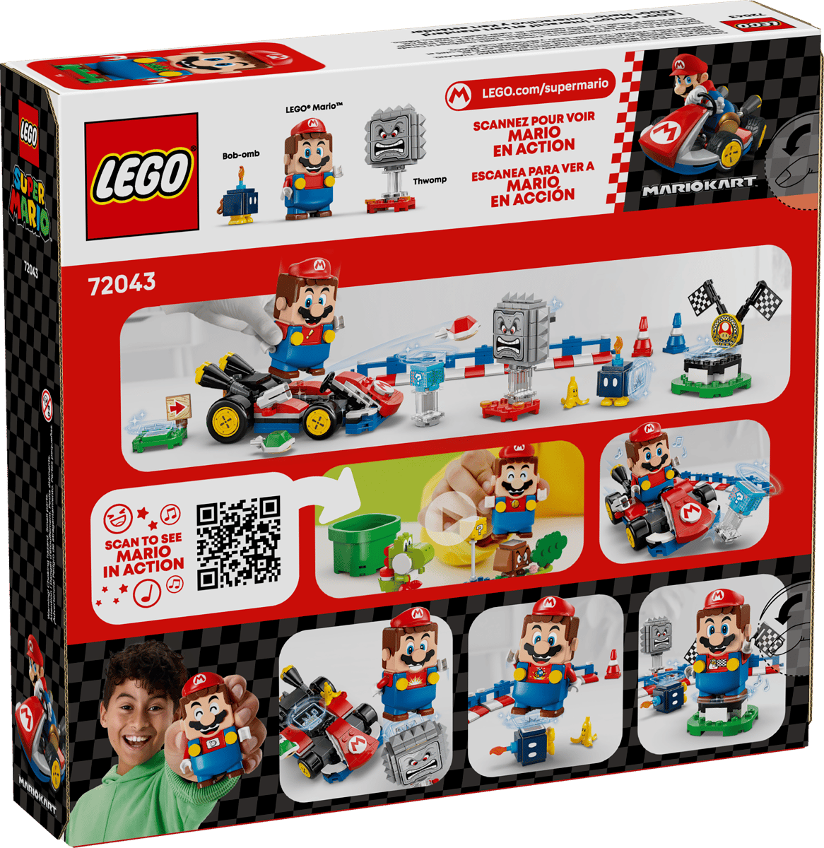 Конструктор LEGO Super Mario 72043 Super Mario & Standard Kart