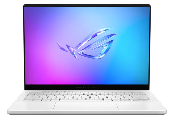 Игровой ноутбук ASUS ROG Zephyrus G14 (AMD Ryzen AI 9 HX, 32 ГБ, 1 ТБ, RTX 5070 Ti, OLED 120 Гц, Win 11) Белый