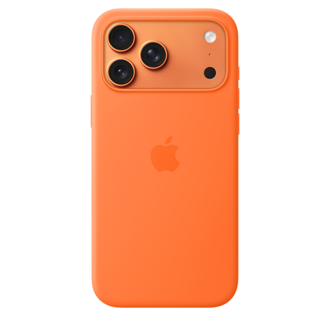 Чехол Apple для iPhone 17 Pro Max Silicone c MagSafe, цвет: Оранжевый (Orange)