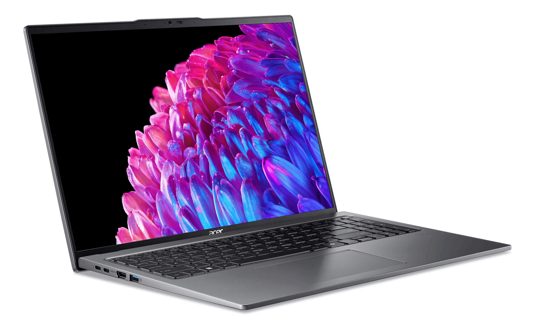 Ноутбук Acer Swift Go 16 (Ultra 5, 8 ГБ, 512 ГБ, OLED, Win 11) Серый