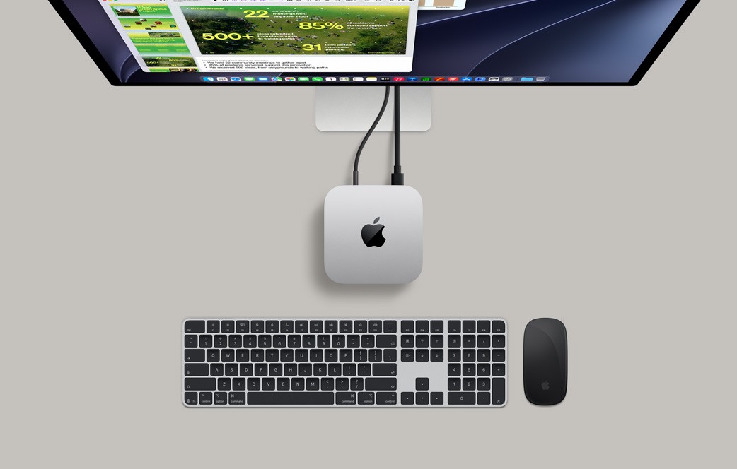 Компьютер Apple Mac Mini (2026) M5 Pro 18/20-Core, 24/1TB, Серебристый