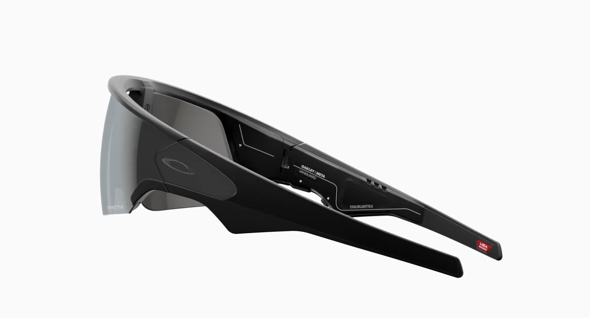 Умные очки Oakley Meta Vanguard, Черная оправа, черные линзы (black)
