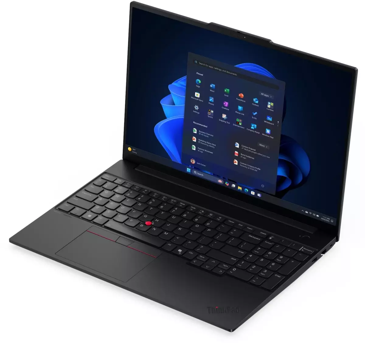Ноутбук Lenovo ThinkPad E16 Gen 3 (Core 5, 16 ГБ, 512 ГБ, FHD+, Win 11 Pro) Серый