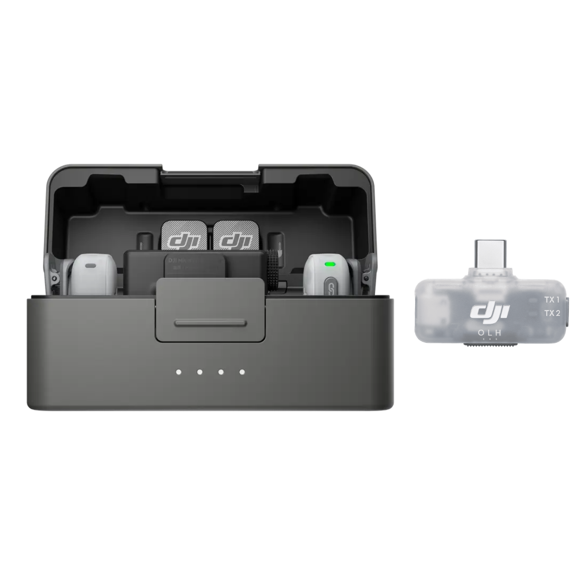 Петличный микрофон DJI Mic Mini 2 (2 TX + 1 RX + Зарядной кейс) + Mobile RX 