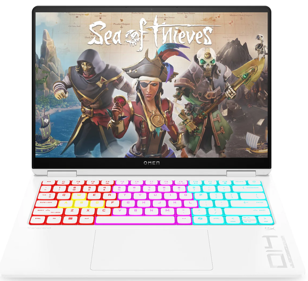 Игровой ноутбук HP OMEN Transcend 14 (Ultra 7, 16 ГБ, 1024 ГБ, RTX 5060, 120 Гц, Win 11) Белый