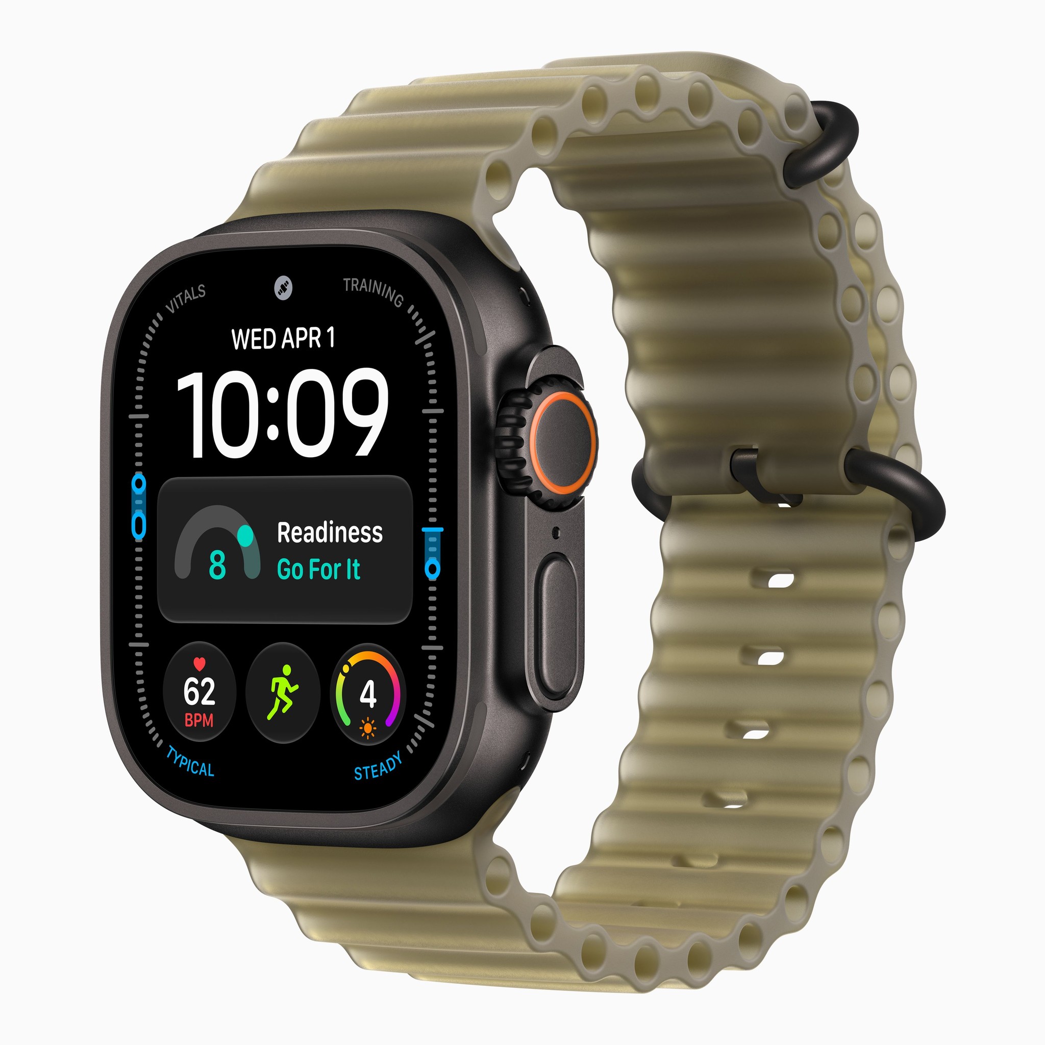 Смарт-часы Apple Watch Ultra 4 (2026) 49 мм, корпус черный титан (Black Titanium), ремешок Ocean Band