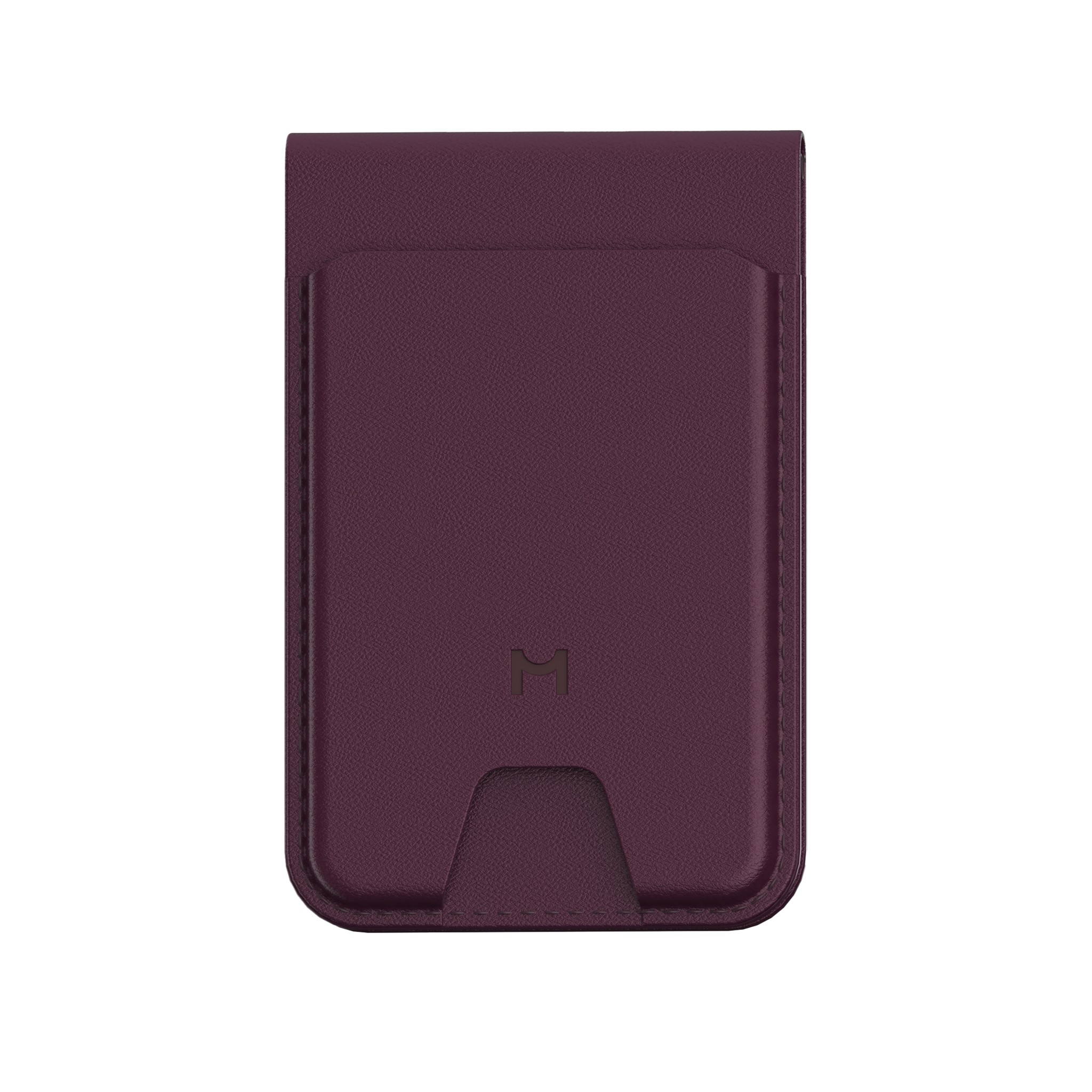 Кошелек-кардхолдер Magssory Geotag Magnetic, цвет: бургунди (Burgundy)