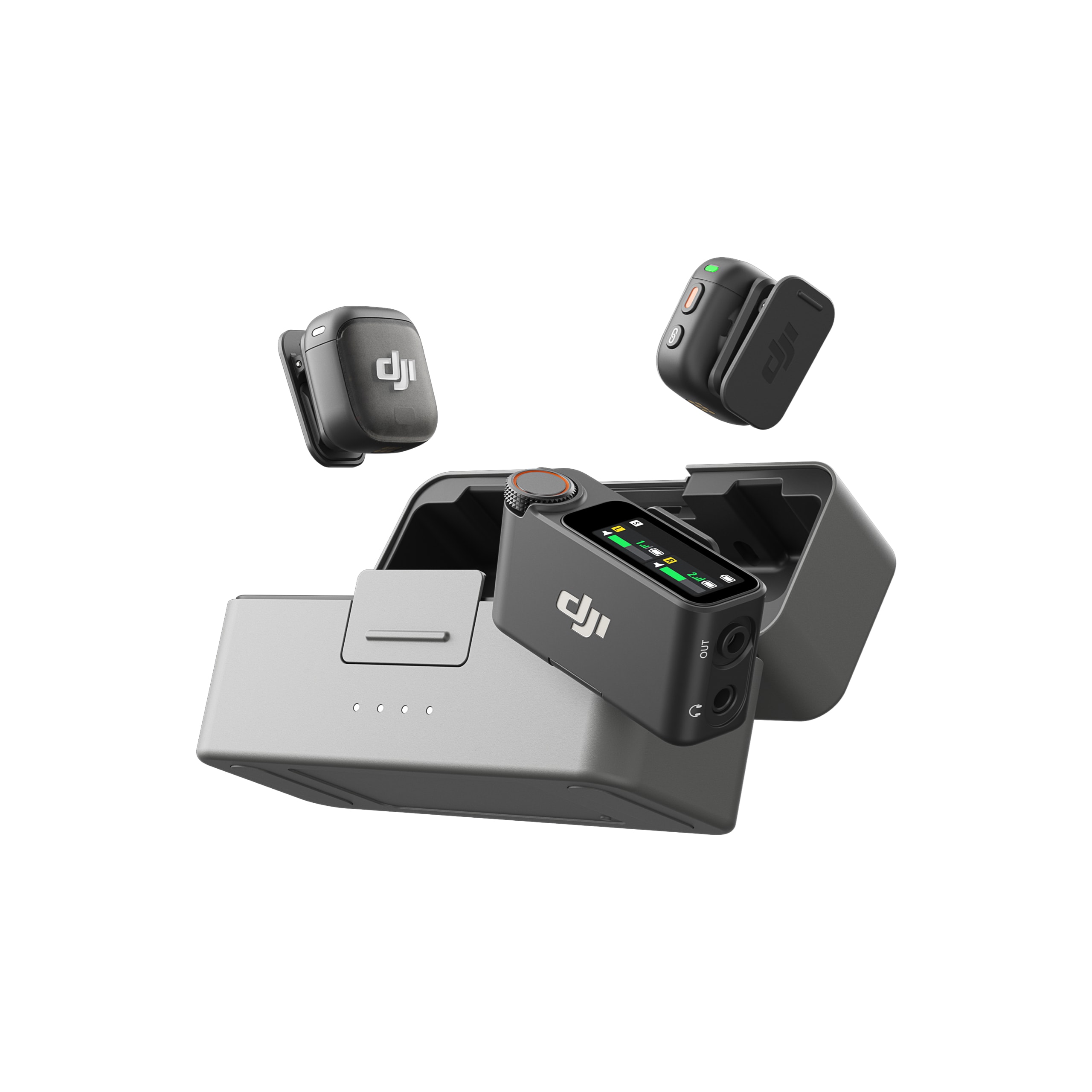 Петличный микрофон DJI Mic 3 (2 TX + 1 RX + Зарядной кейс)