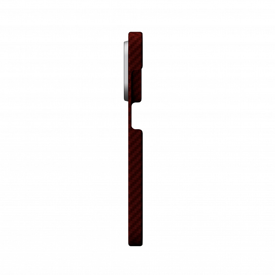 Чехол Magssory для iPhone 15 Pro, Кевлар (арамид), Red