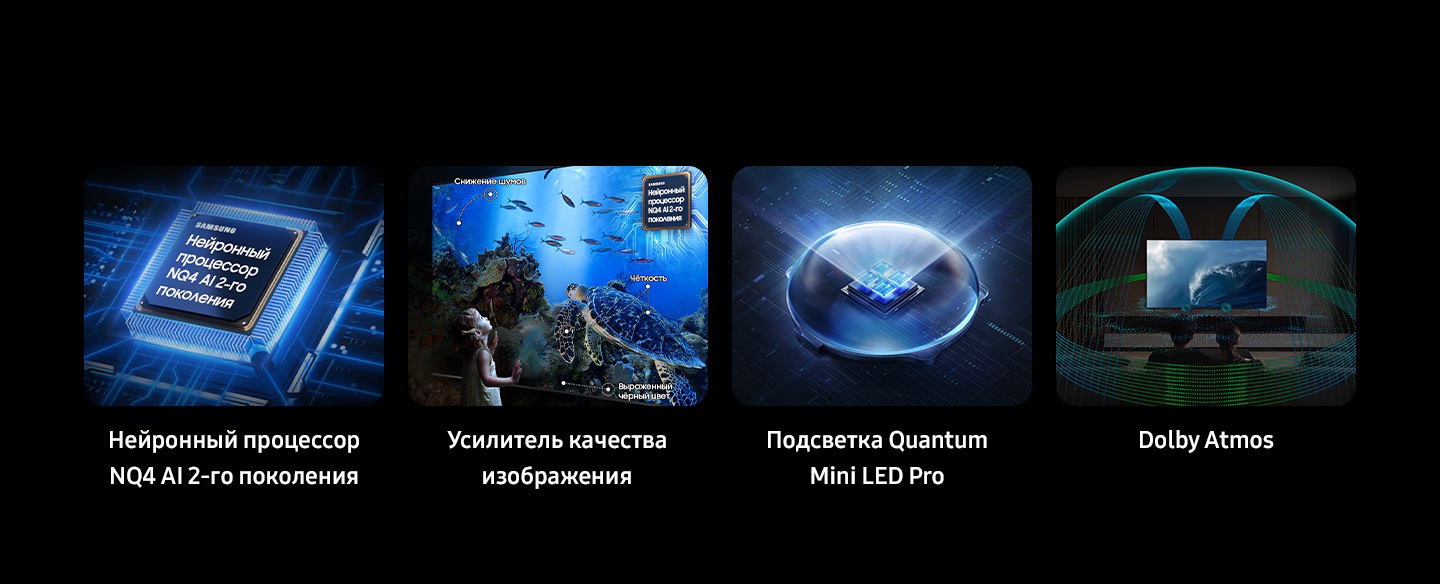 Телевизор Samsung 100" Neo QLED QN80F 4K Vision AI Smart TV (2025)