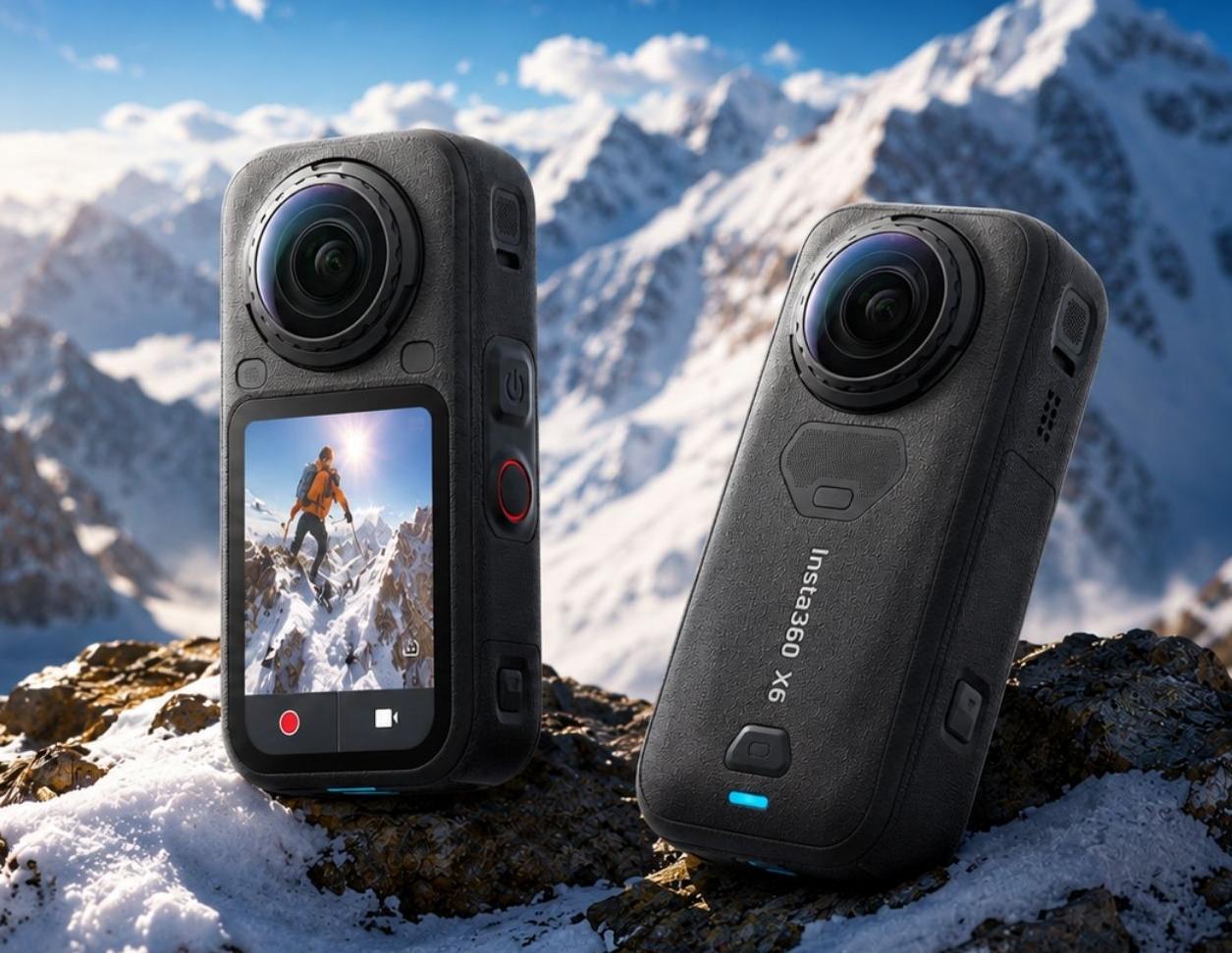 Экшн-камера Insta360 X6 Essentials Bundle, Черная (Midnight Black)