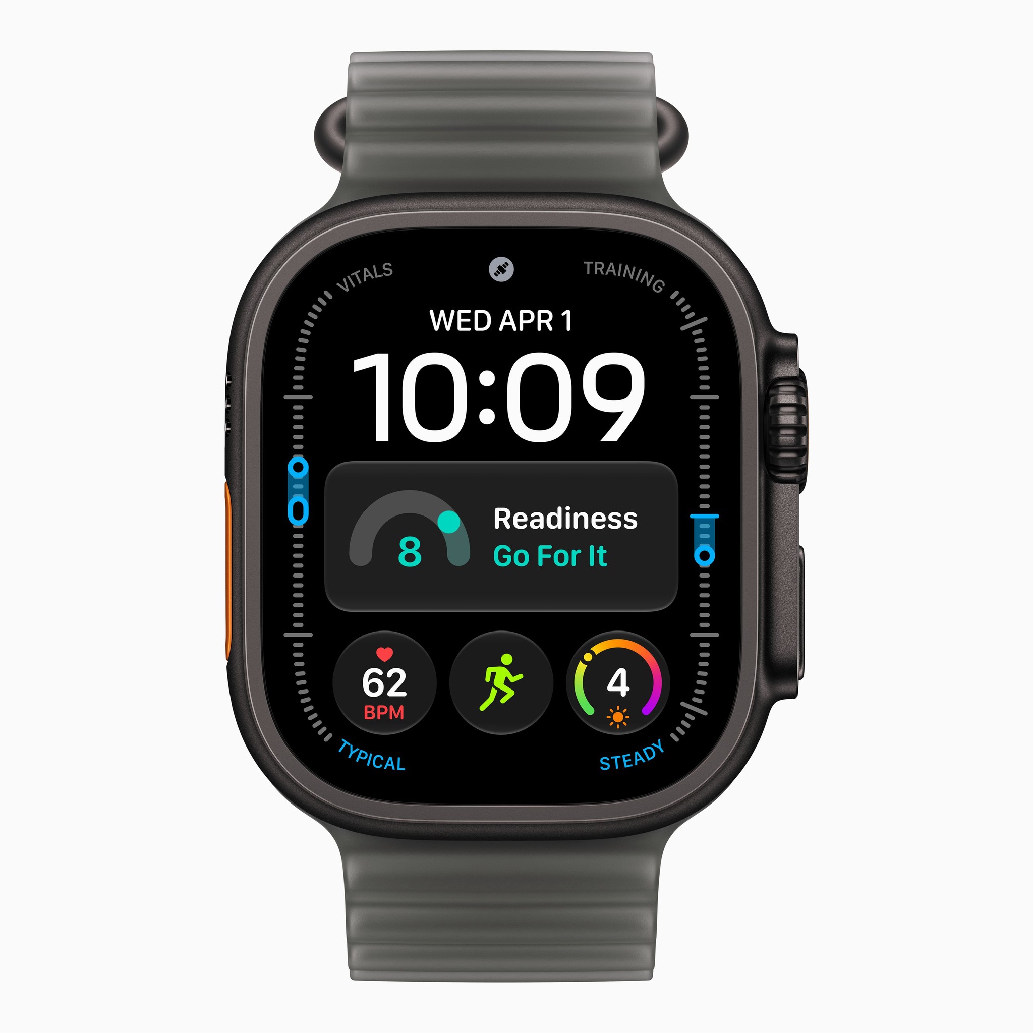 Смарт-часы Apple Watch Ultra 4 (2026) 49 мм, корпус черный титан (Black Titanium), ремешок Ocean Band