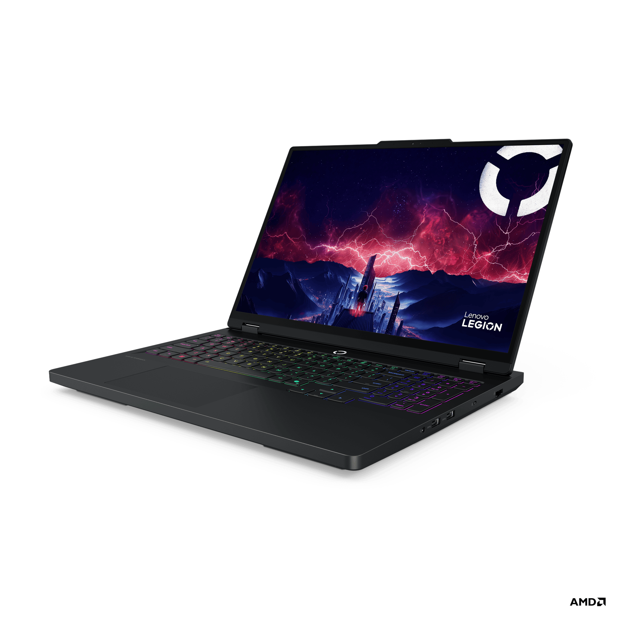 Игровой ноутбук Lenovo Legion Pro 5 16 (AMD Ryzen 9 8945HX, 16 ГБ, 1024 ГБ SSD, RTX 5060, 240 Гц, Win 11 Pro) Черный