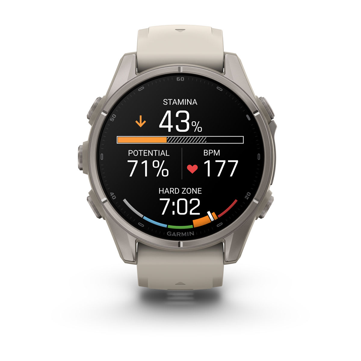 Спортивные часы Garmin fenix 9, 43 мм, Титан, цвет: туманно-серый (Fog Grey)