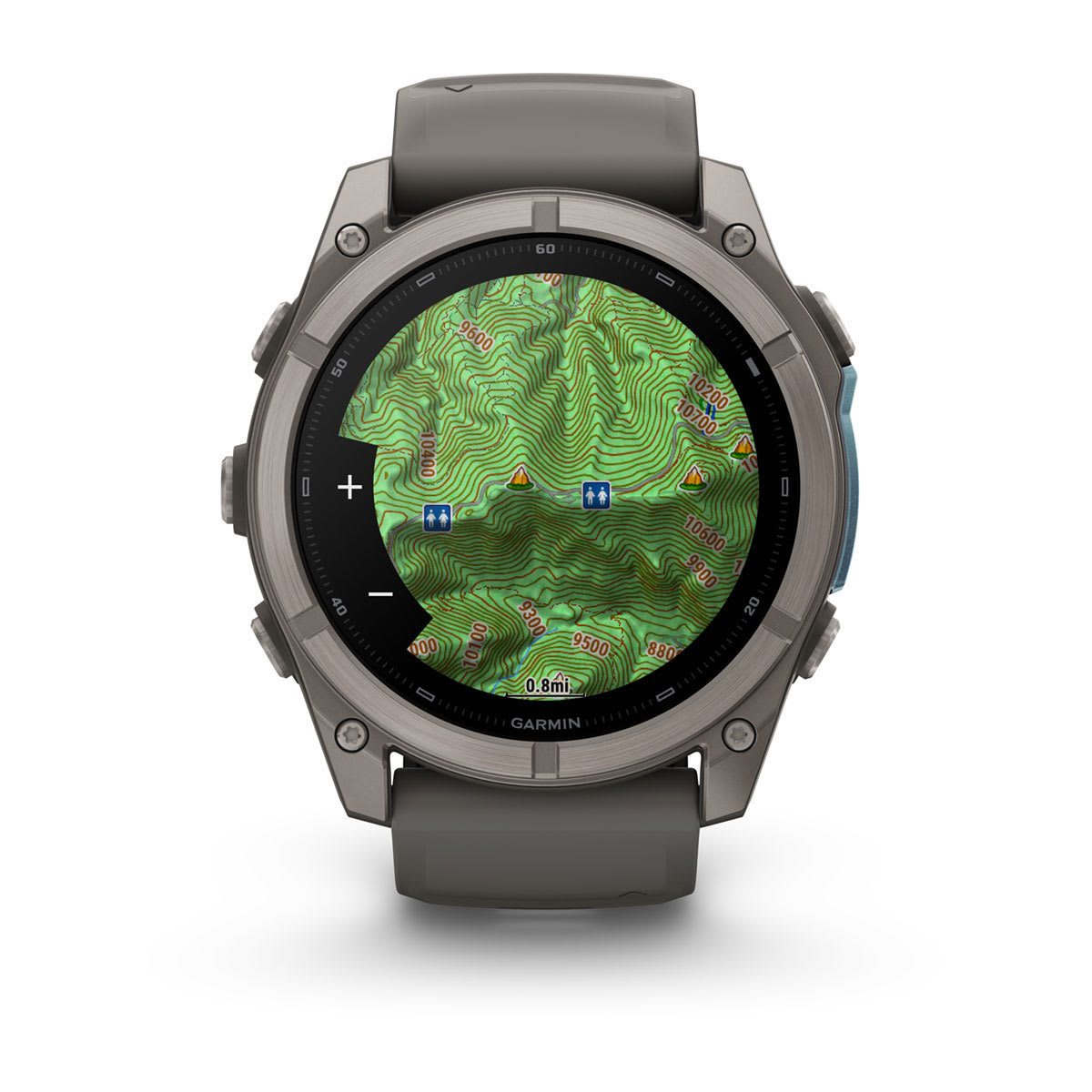 Спортивные часы Garmin fenix 9, 51 мм, Титан, цвет: галечный серый (Pebble Gray)
