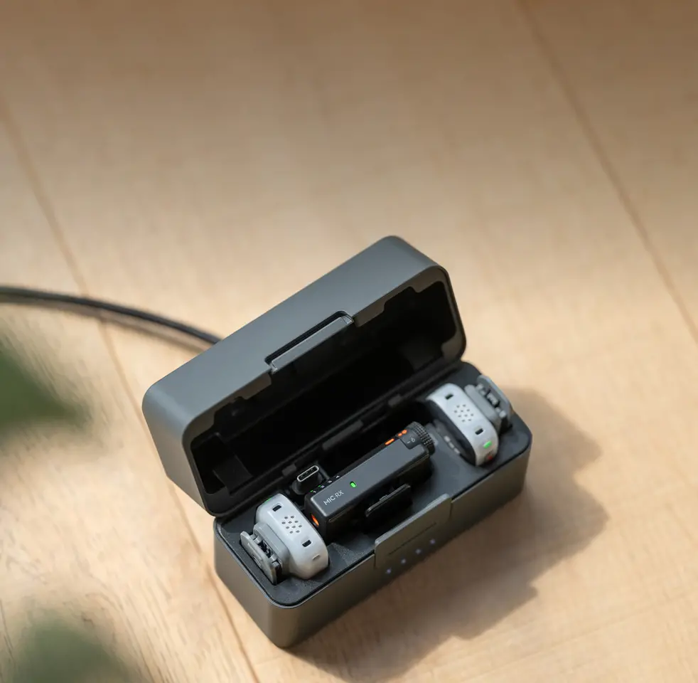 Петличный микрофон DJI Mic Mini 2S (2 TX + 1 RX + Зарядной кейс) + Mobile RX 