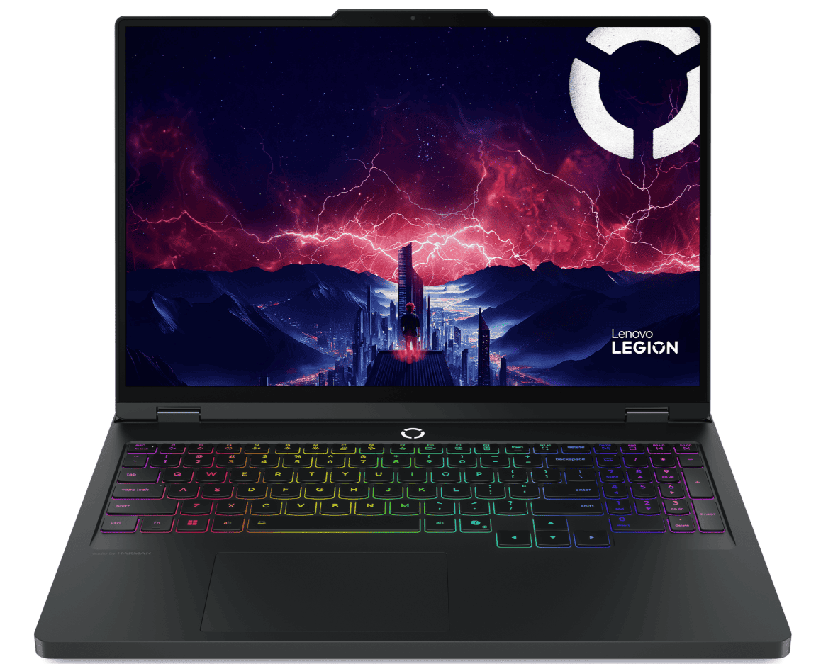 Игровой ноутбук Lenovo Legion Pro 5 16 (AMD Ryzen 9 8945HX, 16 ГБ, 1024 ГБ SSD, RTX 5060, 240 Гц, Win 11 Pro) Черный