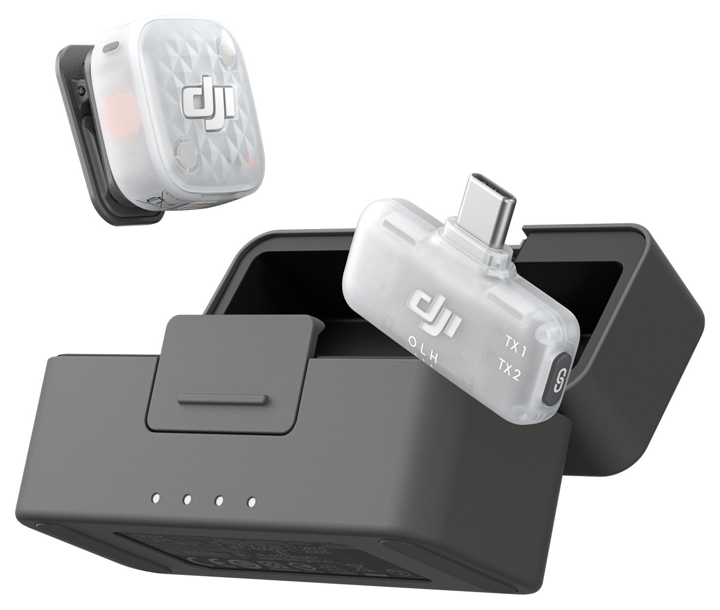 Петличный микрофон DJI Mic Mini 2S (1 TX + 1 Mobile RX + зарядной кейс)