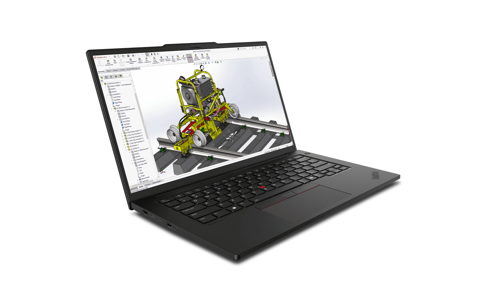 Ноутбук Lenovo ThinkPad P14s Gen 6 (Ryzen AI 7 PRO, 64 ГБ, 1 ТБ, OLED Touch 120 Гц, Win 11 Pro) Черный