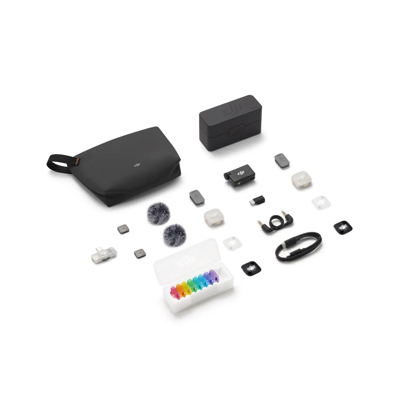 Петличный микрофон DJI Mic Mini 2S (2 TX + 1 RX + Зарядной кейс) + Mobile RX 