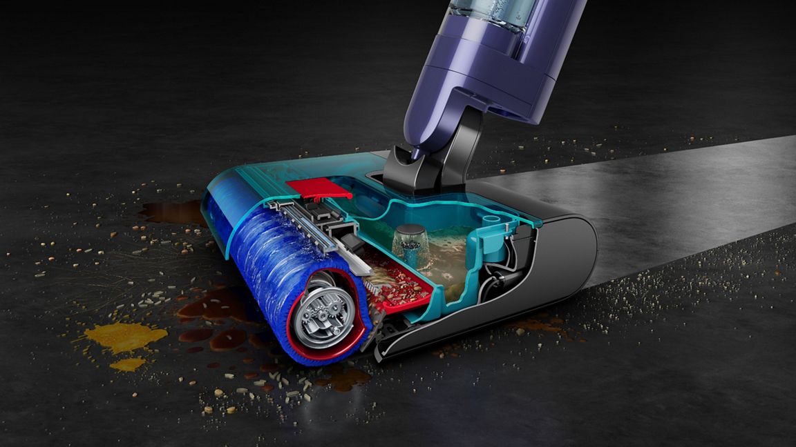 Моющий пылесос Dyson Clean+Wash Hygiene, берлинская лазурь/медный (Prussian Blue/Rich Copper)