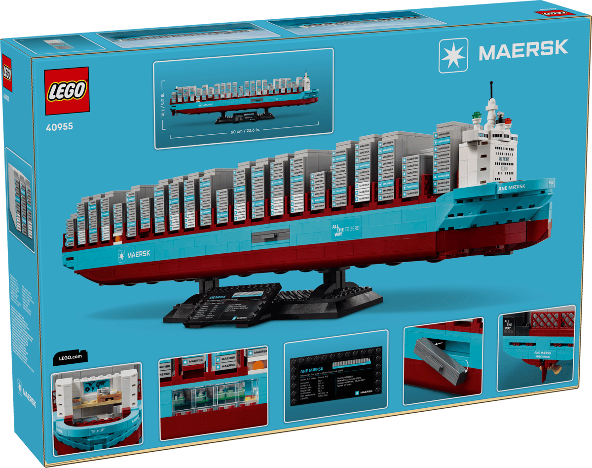Конструктор LEGO Maersk 40955 Dual-Fuel Container Vessel