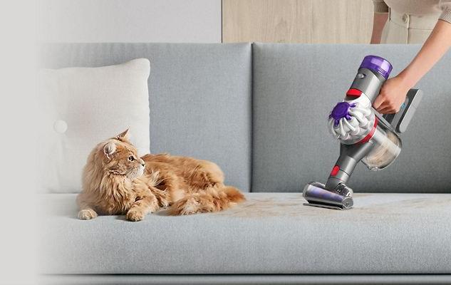 Вертикальный пылесос Dyson V8 Absolute, Желтый/Никель (Yellow/Nickel) EU