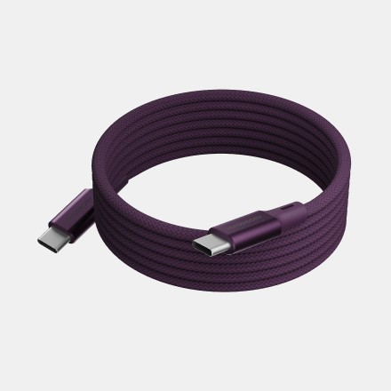 Магнитный Кабель Magssory 60W USB-C, 1,2 м, Бургунди 