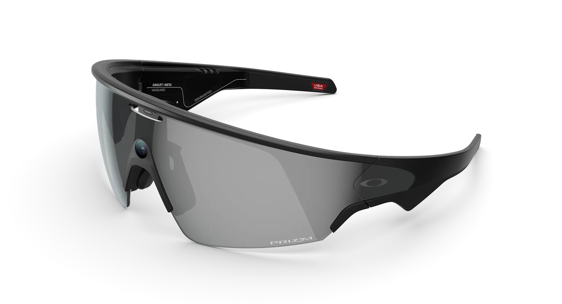 Умные очки Oakley Meta Vanguard, Черная оправа, черные линзы (black)