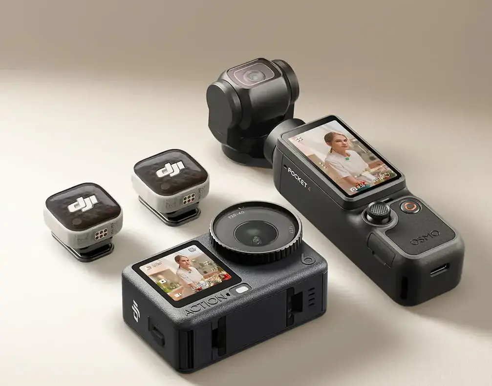Петличный микрофон DJI Mic Mini 2S (2 TX + 1 RX + Зарядной кейс) + Mobile RX 