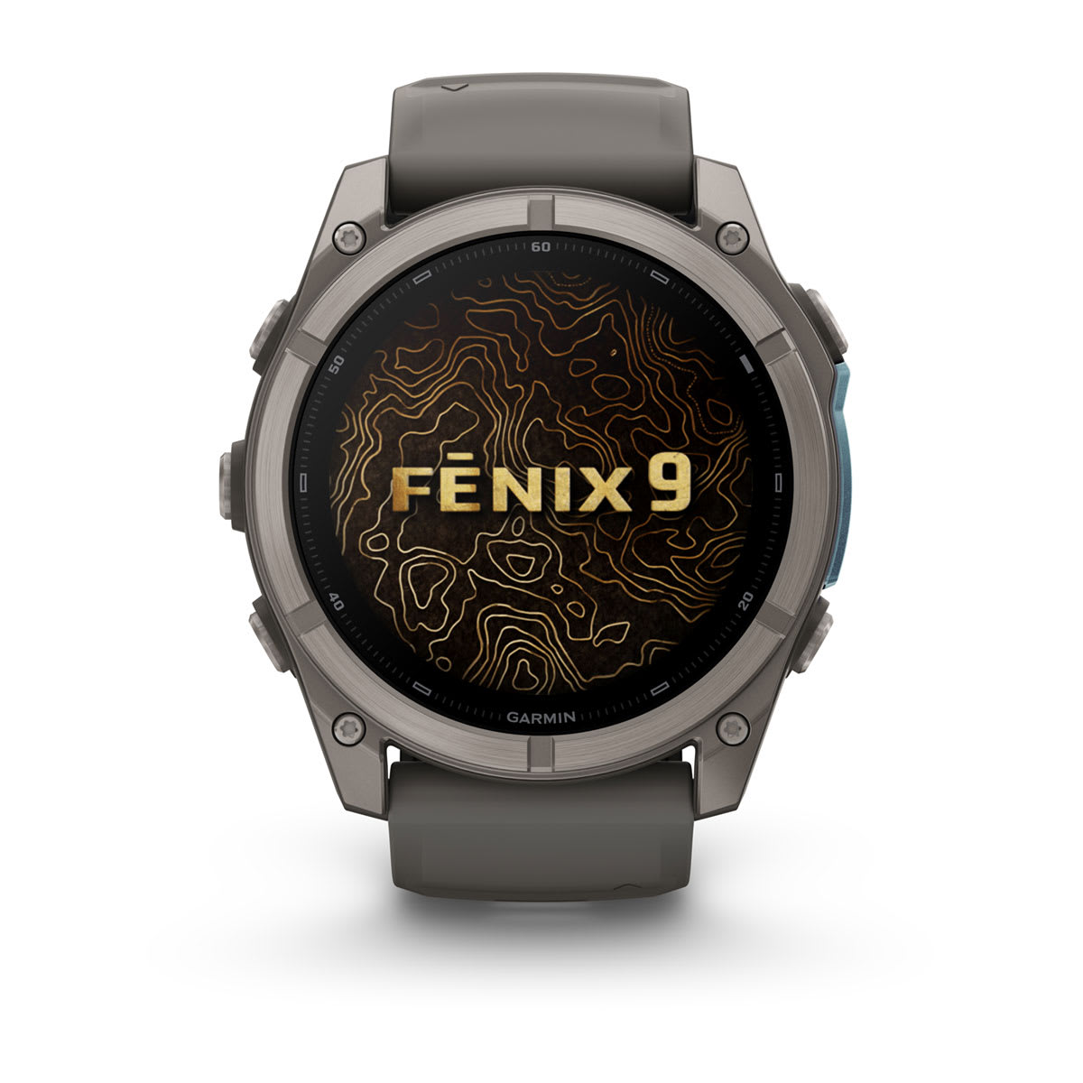 Спортивные часы Garmin fenix 9, 51 мм, Титан, цвет: галечный серый (Pebble Gray)