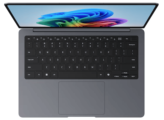 Ноутбук Samsung Galaxy Book6 Pro 14 (Ultra 7, 32 ГБ, 512 ГБ, AMOLED 120 Гц, Win 11 Pro) Серый