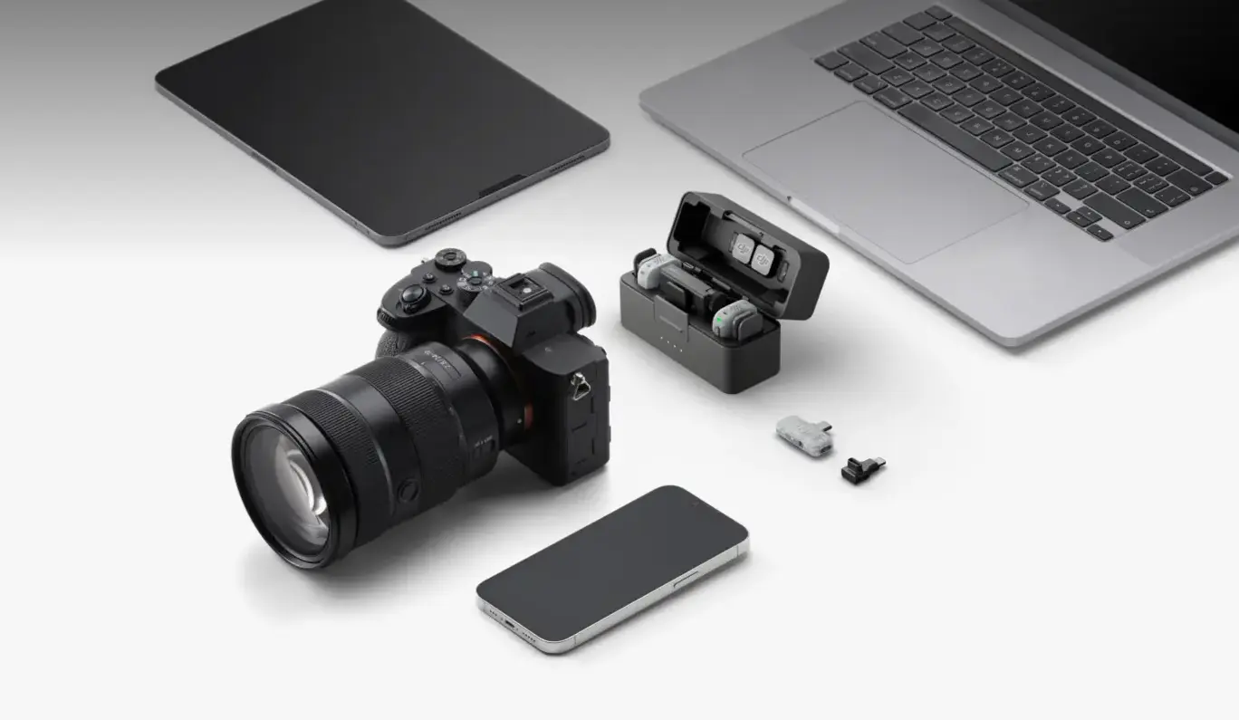 Петличный микрофон DJI Mic Mini 2 (2 TX + 1 RX + Зарядной кейс) + Mobile RX 