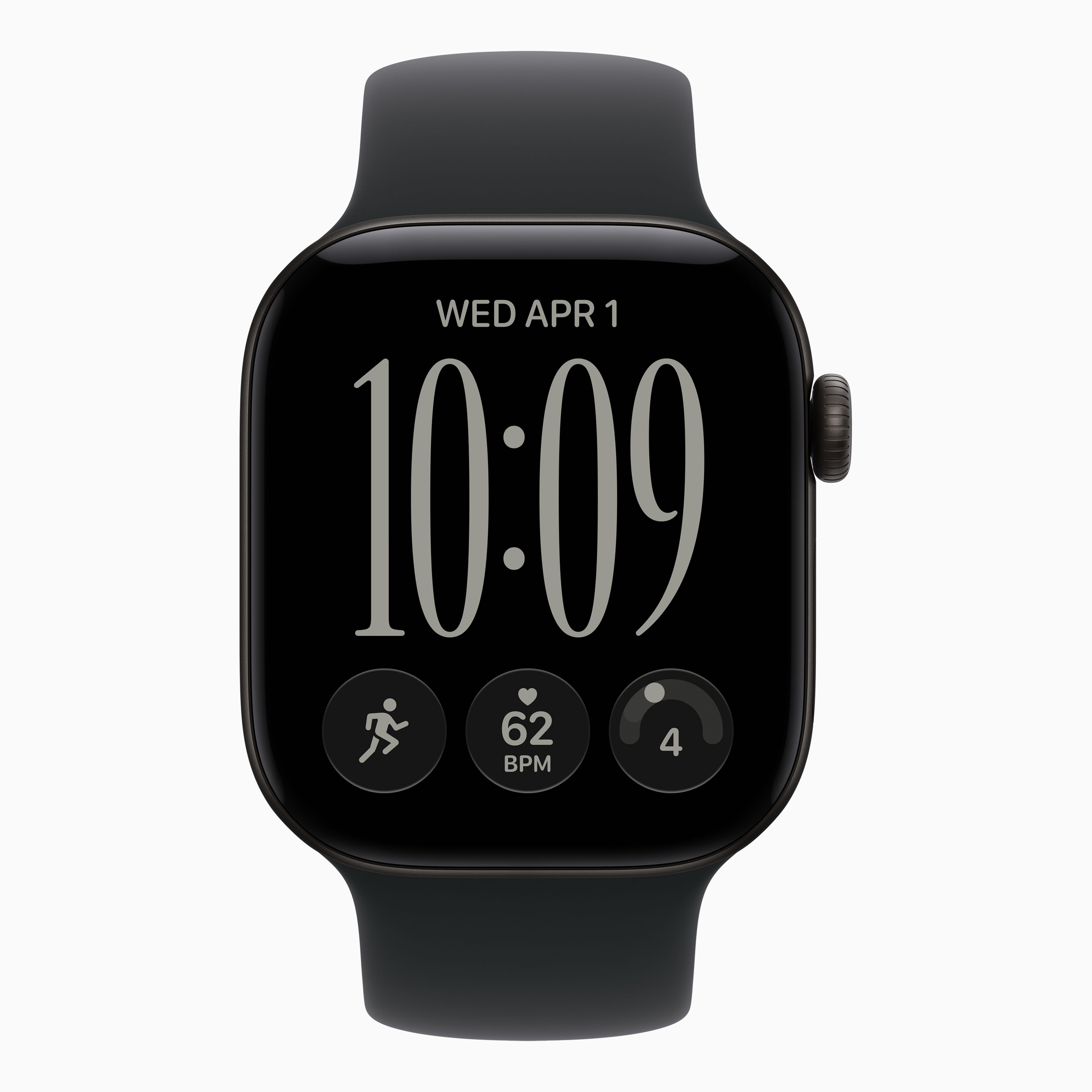 Смарт-часы Apple Watch Series 12 (2026) 42 мм, корпус алюминий (Aluminum), цвет: черный (Black)