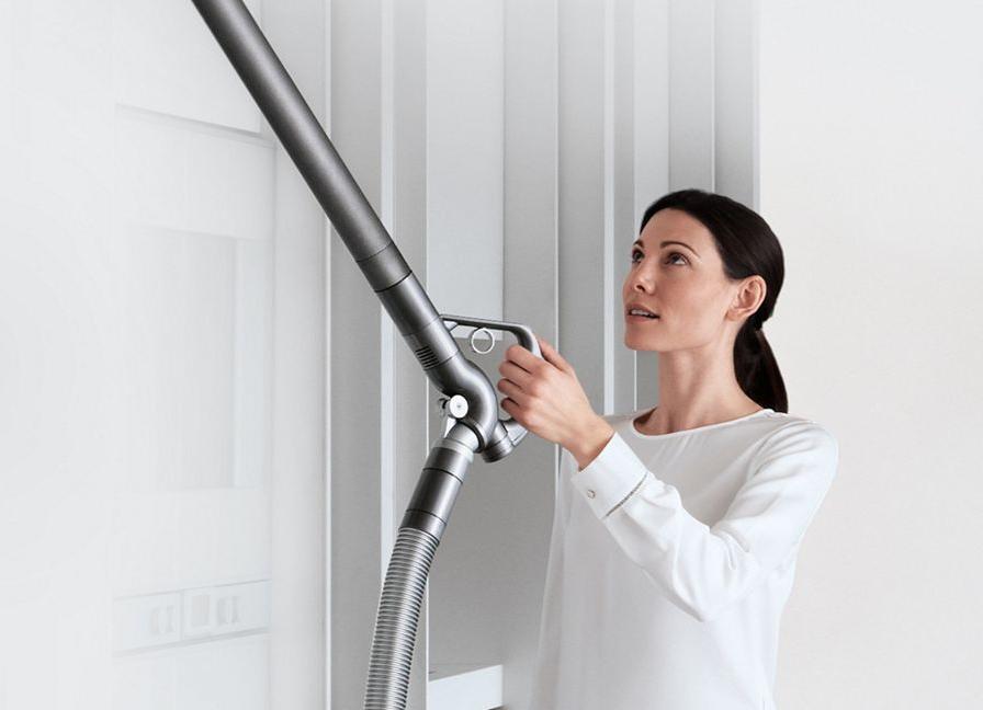 Проводной Пылесос Dyson Cinetic Big Ball Absolute 2, Серый/Синий (Nickel/Blue)