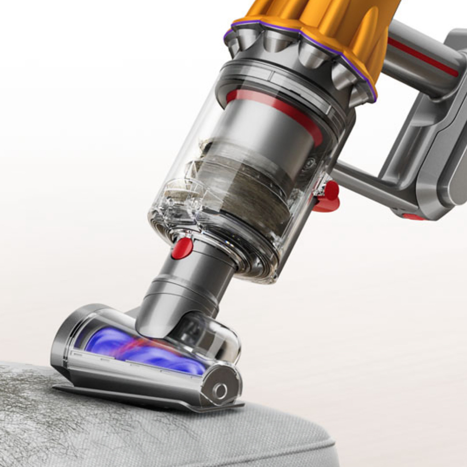Вертикальный пылесос Dyson V12s Detect Slim Submarine, Жёлтый/Никель (Yellow/Nickel)