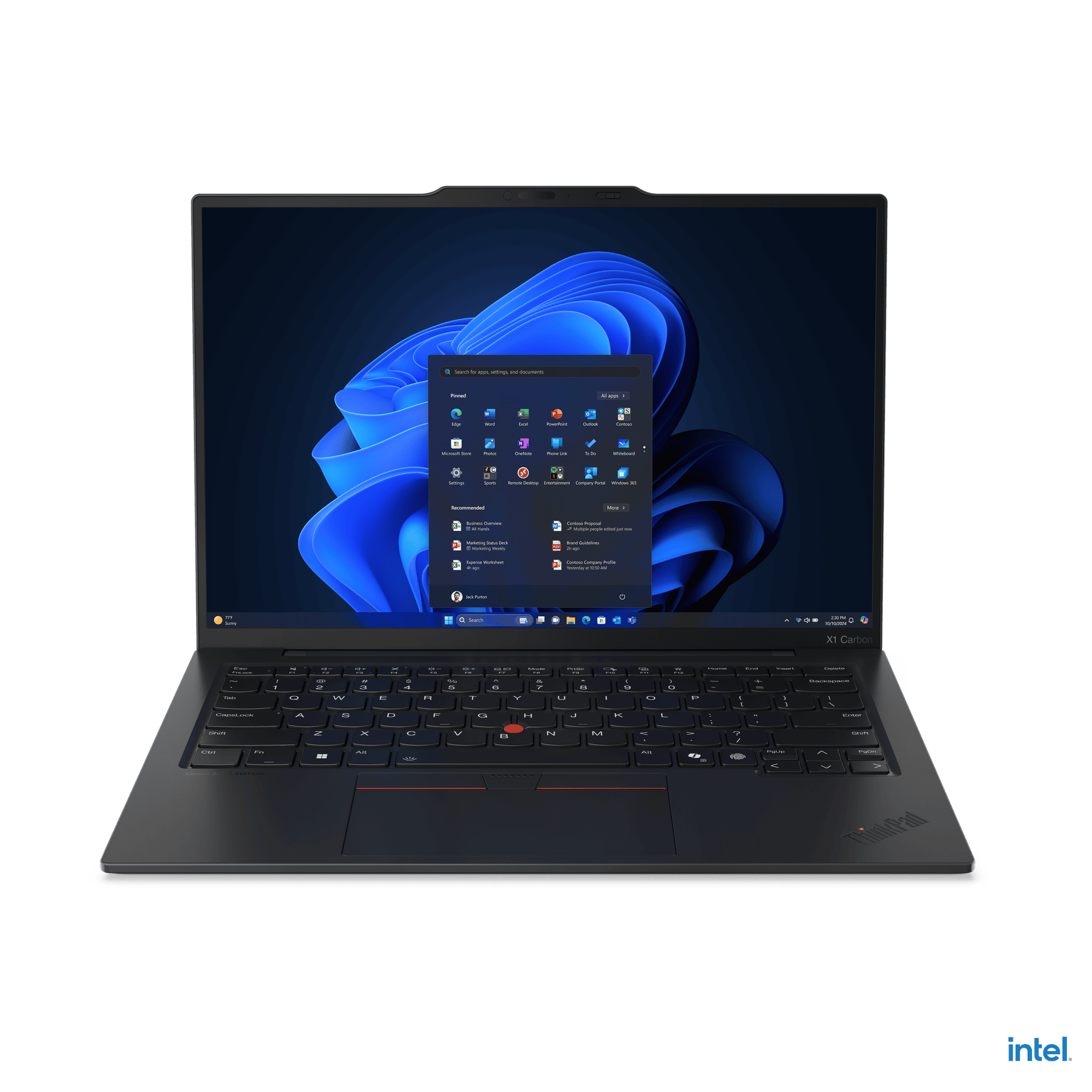 Ноутбук Lenovo ThinkPad X1 Carbon Gen 13 (Ultra 7, 32 ГБ, 2 ТБ, 2.8K OLED, Win 11 Pro) Черный