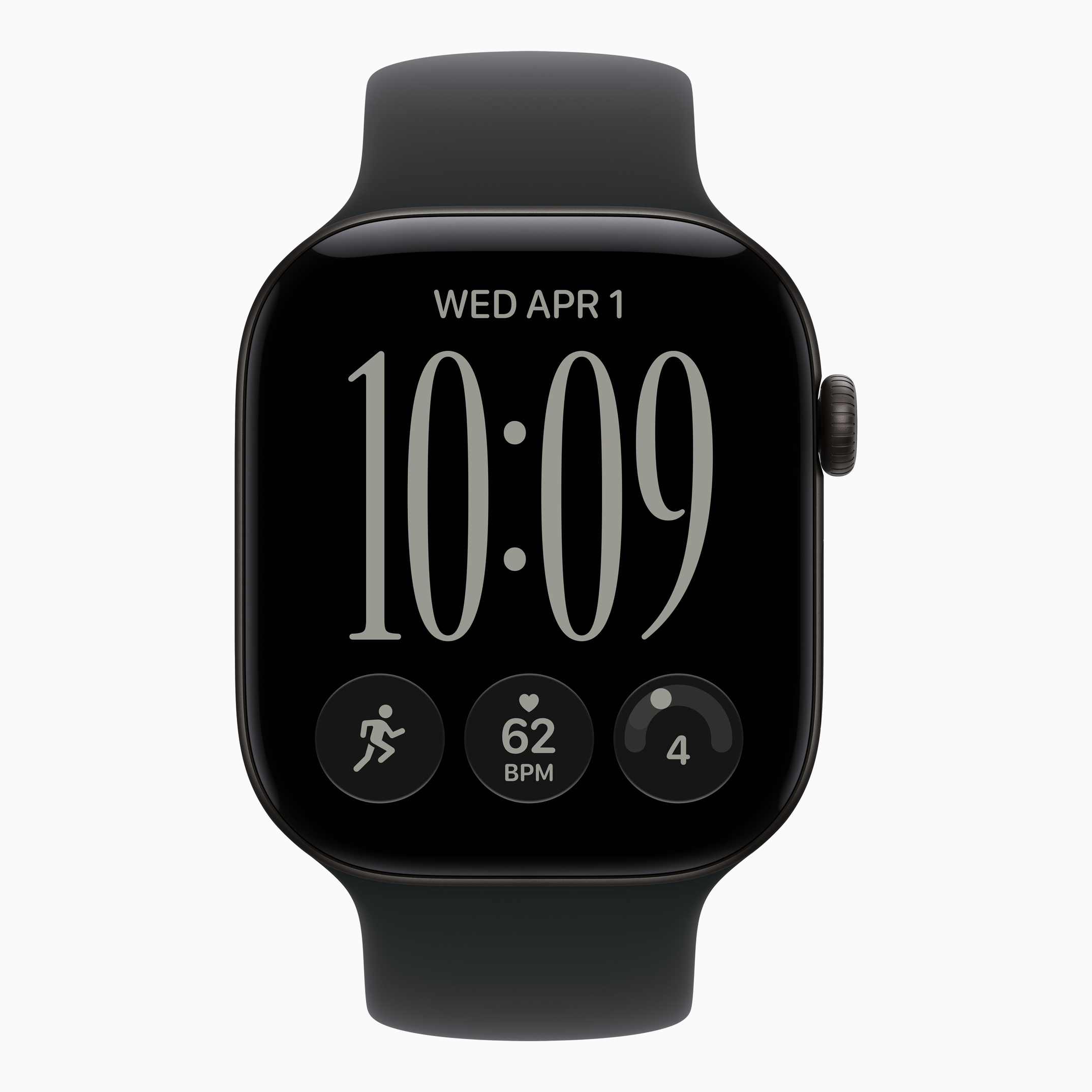 Смарт-часы Apple Watch Series 12 (2026) 46 мм, корпус алюминий (Aluminum), цвет: черный (Black)