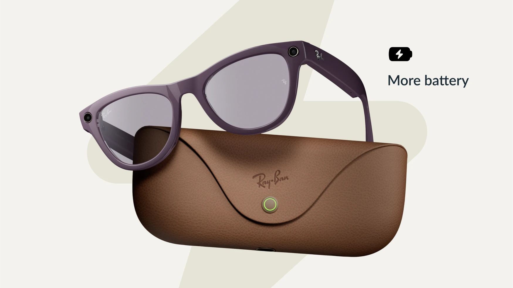 Умные очки Ray-Ban Meta Wayfarer RW4012 (Gen 2), Глянцевый чёрный/ G15 Зелёный (601/71), 50 (M)