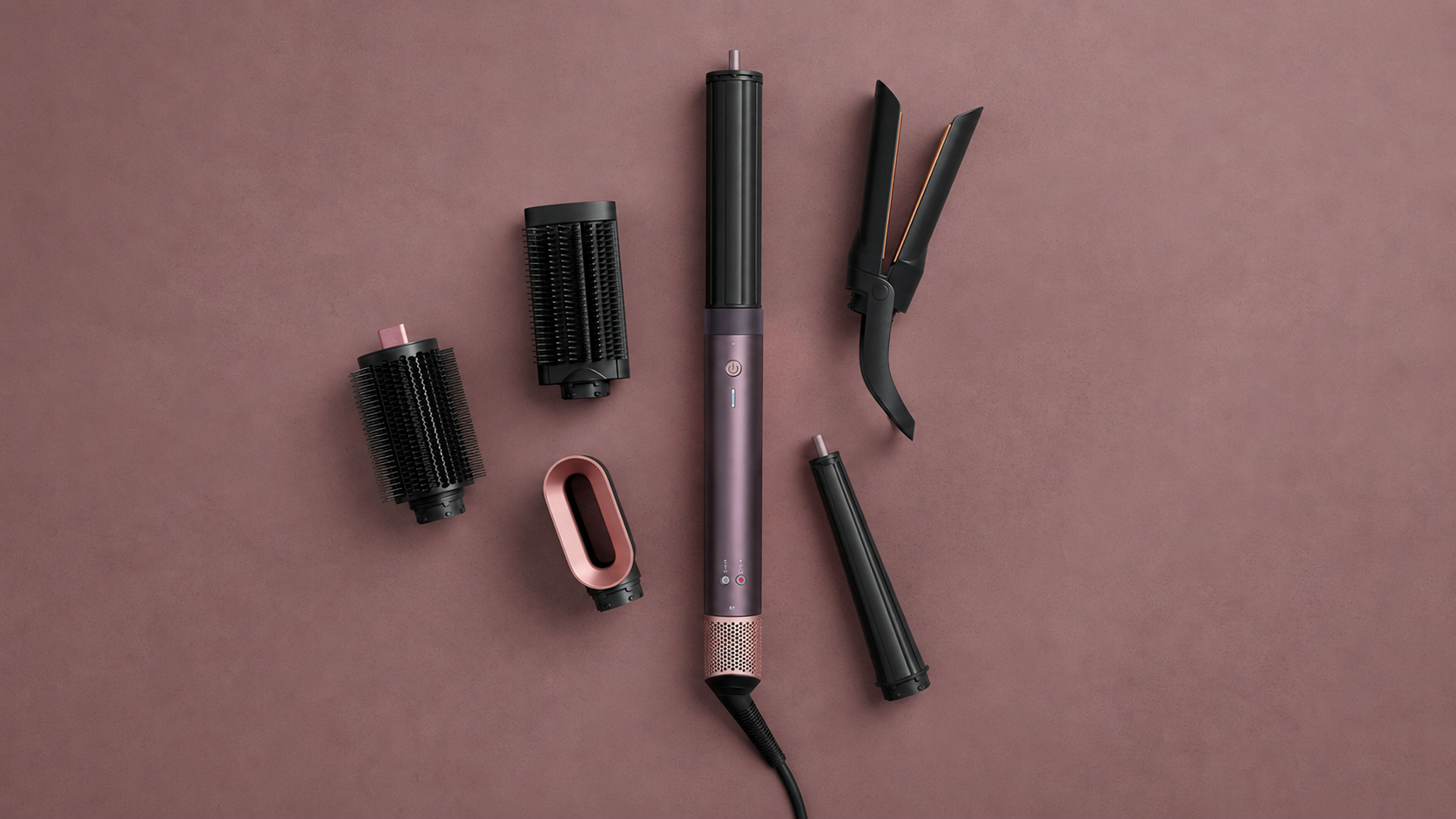 Мультистайлер Dyson Airwrap Coanda 2x & Air straightener 2x HS09, Сливовая Яшма (Jasper plum)