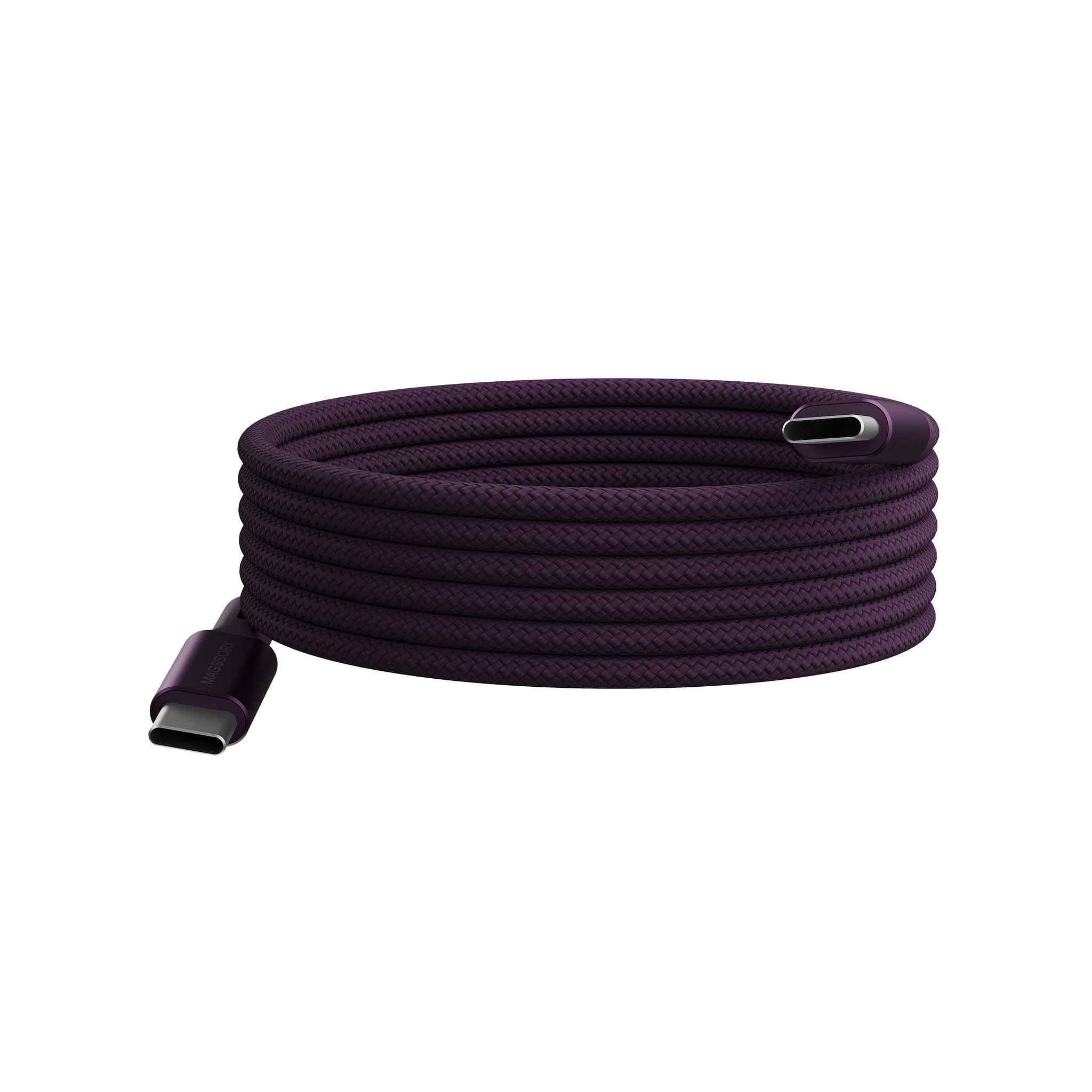 Магнитный Кабель Magssory 60W USB-C, 1,2 м, Бургунди 