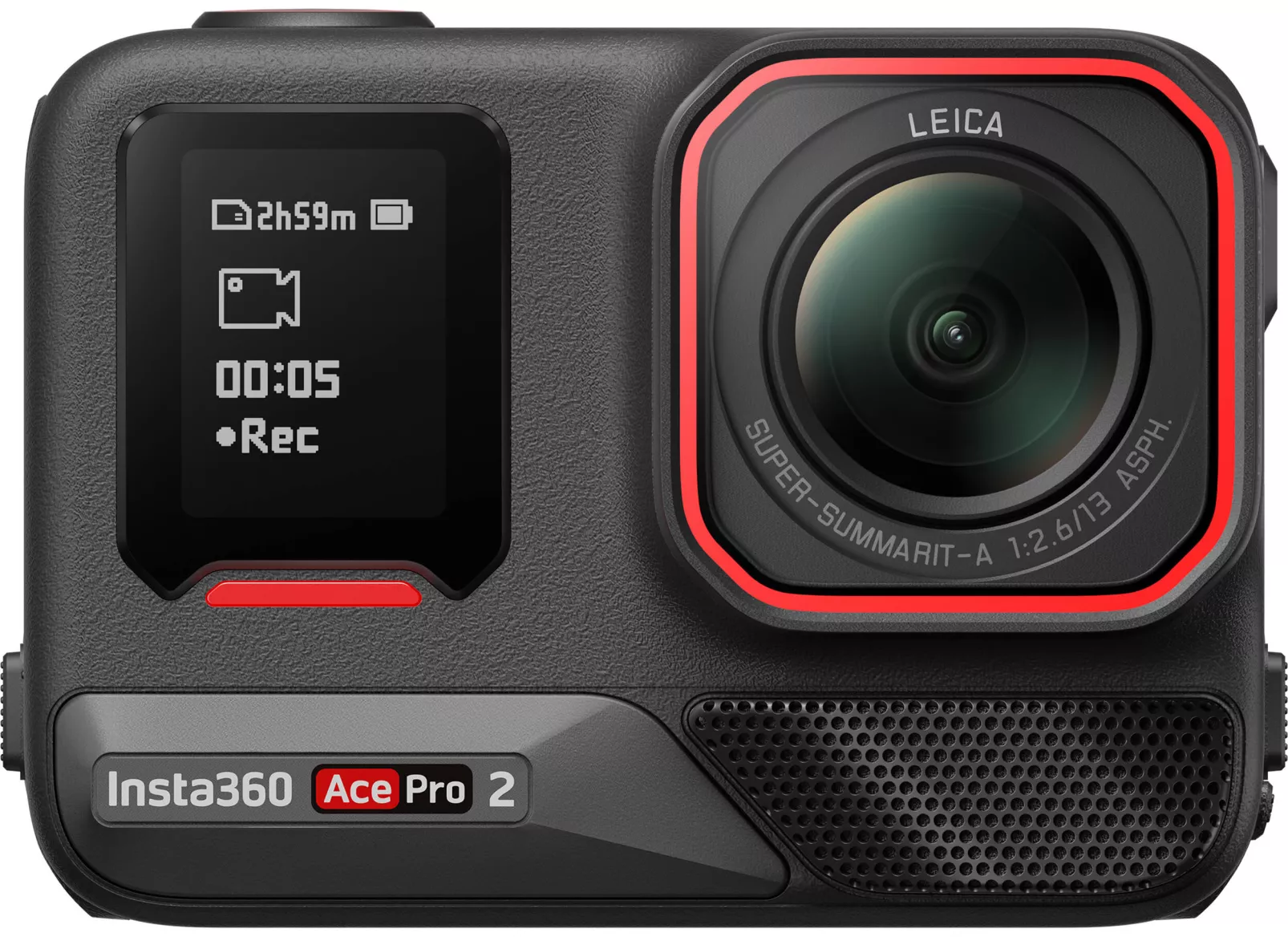 Экшн-камера Insta360 Ace Pro 2 + 2 аккумулятора, Черная (Midnight Black)