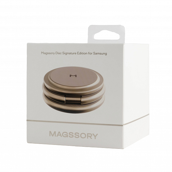 Зарядная станция Magssory Disc Signature Edition 3 в 1 для Samsung, цвет: титановый (Titan)