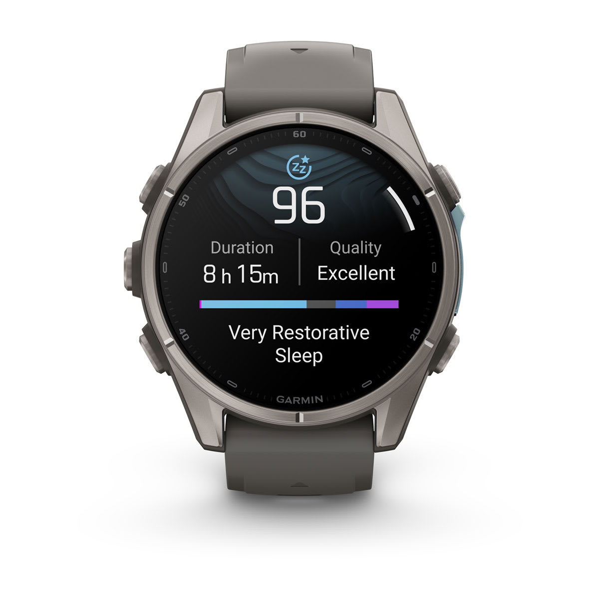 Спортивные часы Garmin fenix 9, 43 мм, Титан, цвет: галечный серый (Pebble Gray)