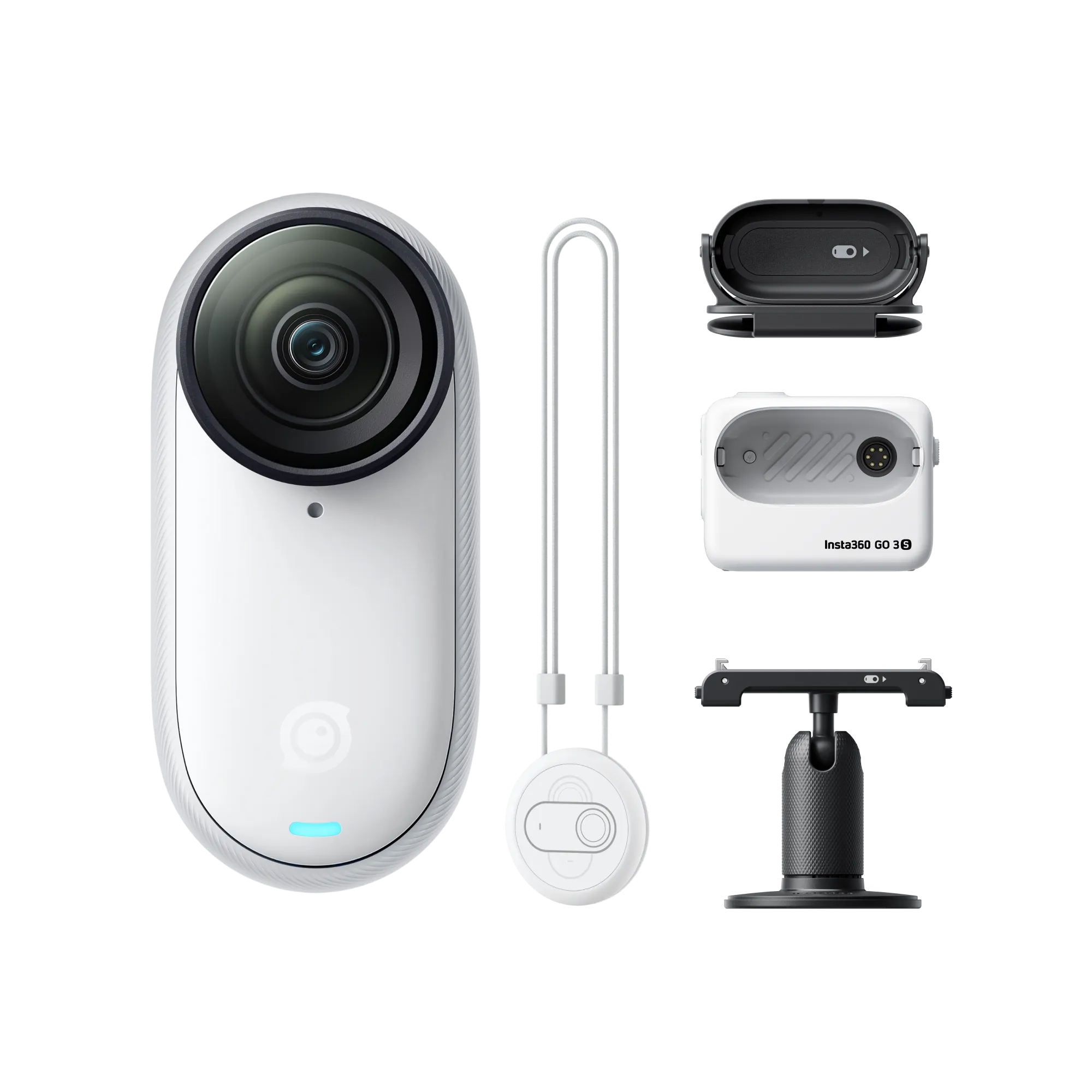Экшн-камера Insta360 GO 3S 128gb, Белая (Arctic White)