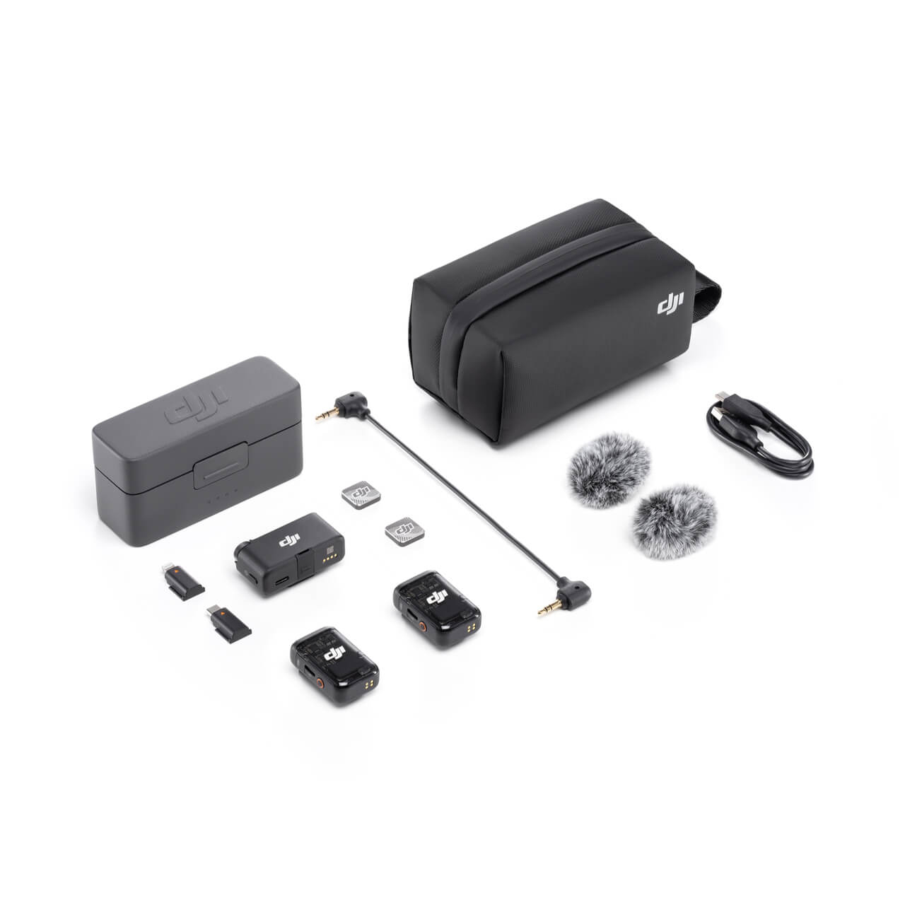 Петличный микрофон DJI Mic 2 (2 TX + 1 RX + Зарядной кейс)